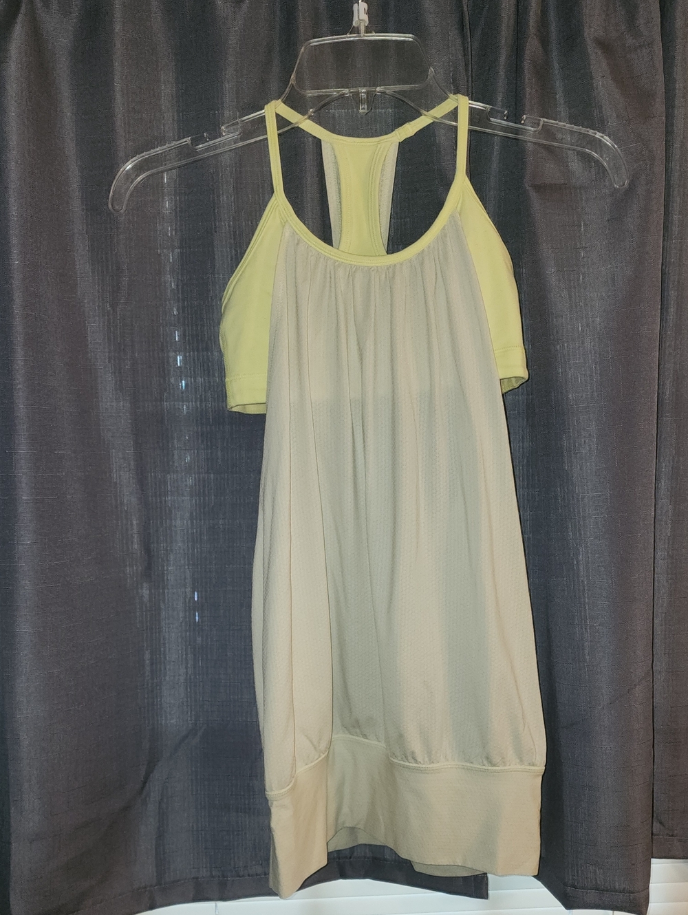 Lululemon Light Yellow Athletic Tank
